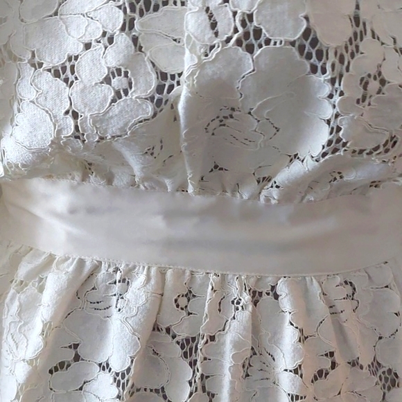 NWT Soma lace and satin robe, white. Size L/XL. - Picture 4 of 8